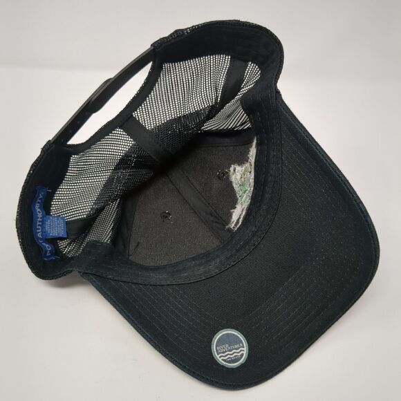 2018 WWB Snapback Trucker Hat Black OS Adjustable Mesh Back Port Authority - Picture 6 of 8